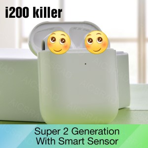 i200 Killer Perfect Clone Air 2 Wireless Bluetooth Earphone Original Animation Pop-up In-ear Detection For IP6 7 8 X TWS(China)