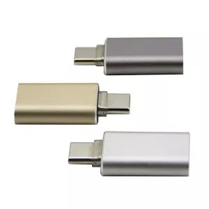 Type-C USB3.1 Revolving Type-C usb3.1 Female Adapter Aluminum Shell Converter(China)