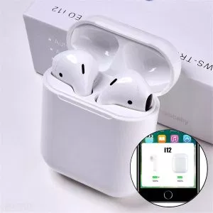 i12 tws Pop Up Bluetooth Earphones Wireless Touch Control Earbuds Headset i12tws not 1:1 replica i30 tws i20 i10 i30tws lk-te9(China)
